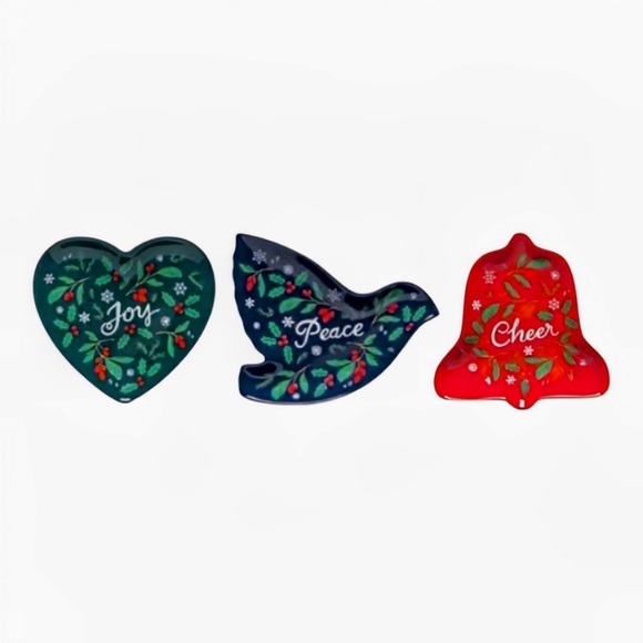 NEW Holiday Shaped Ceramic Serveware - Picture 2 of 7